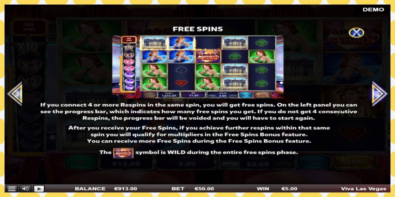 Demo slot Viva las Vegas free and without registration, picture - 1