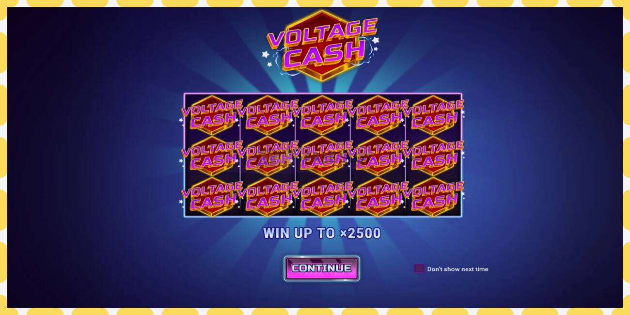 Slot demo Voltage Cash gratuit și fără înregistrare, imagine - 1