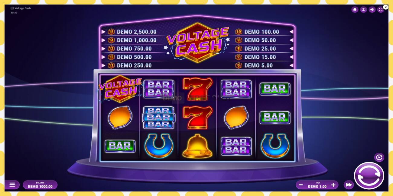 Slot demo Voltage Cash gratuit și fără înregistrare, imagine - 1