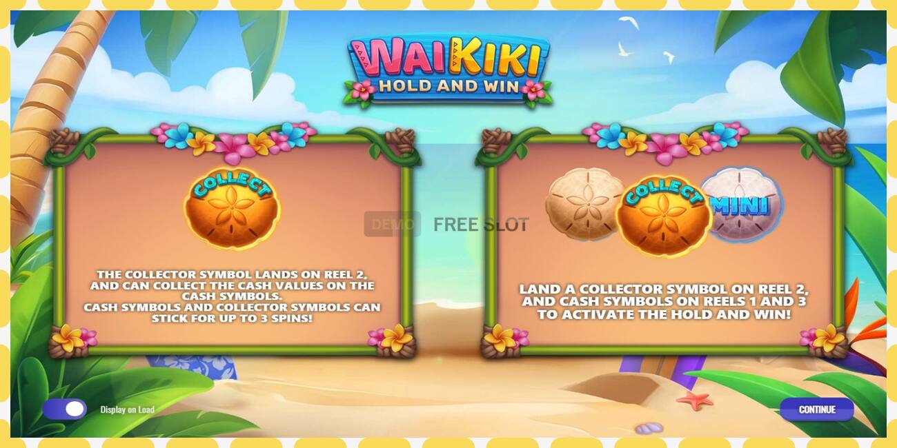 Demo slot Waikiki Hold and Win free and without registration, picture - 1