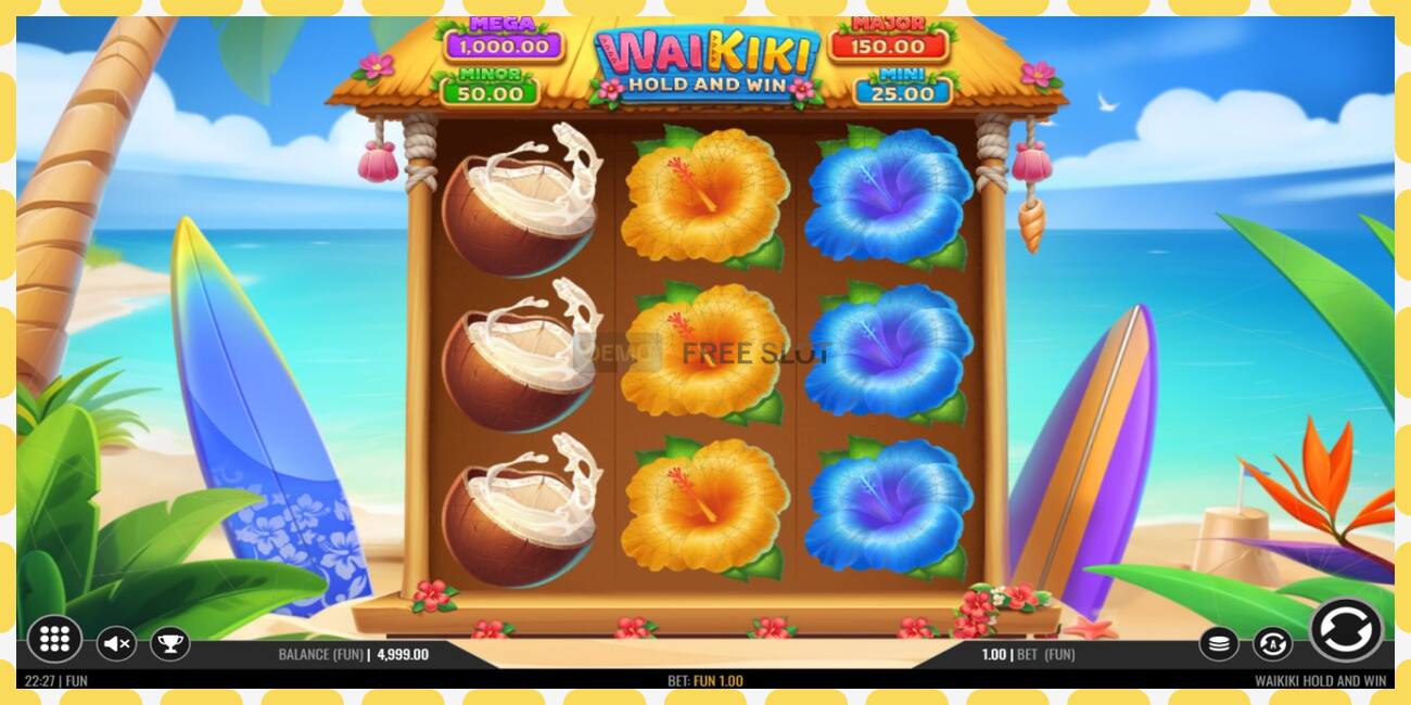 Demo slot Waikiki Hold and Win free and without registration, picture - 1