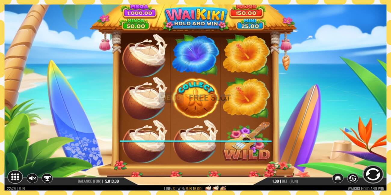 Demo slot Waikiki Hold and Win free and without registration, picture - 1