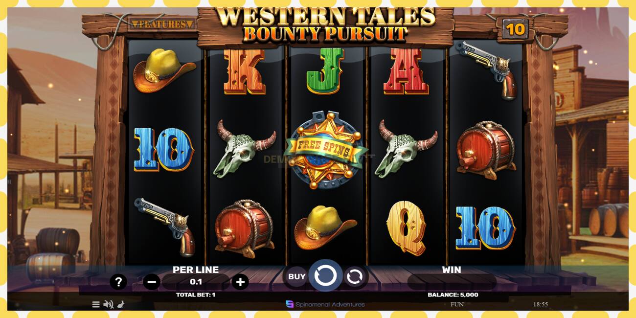 Դեմո բնիկ Western Tales - Bounty Pursuit անվճար և առանց գրանցման, նկար - 1