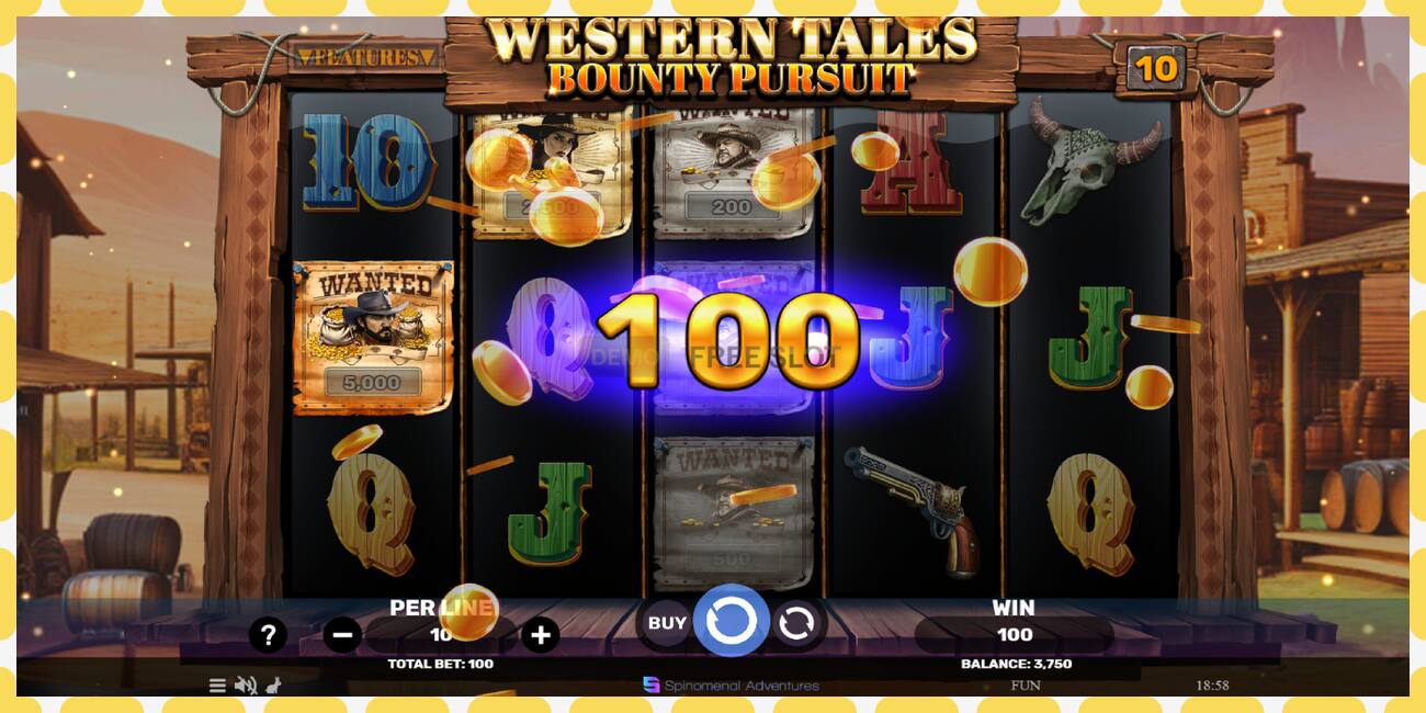 Դեմո բնիկ Western Tales - Bounty Pursuit անվճար և առանց գրանցման, նկար - 1