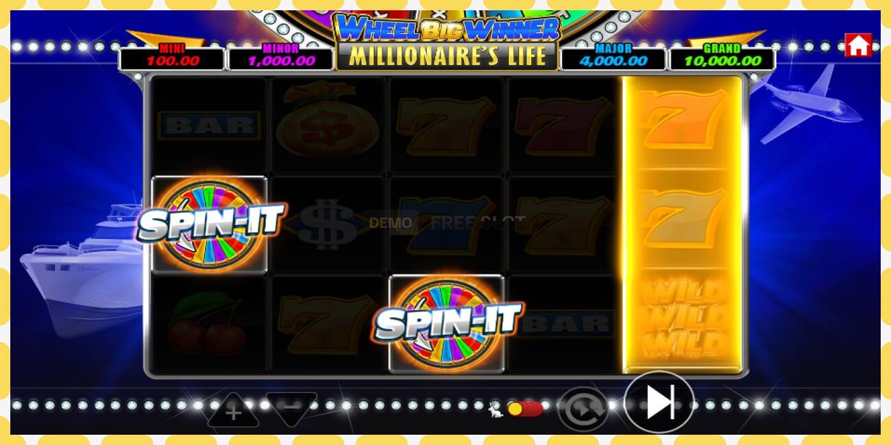 Demo rifa Wheel Big Winner Millionaires Life ókeypis og án skráningar, mynd - 1