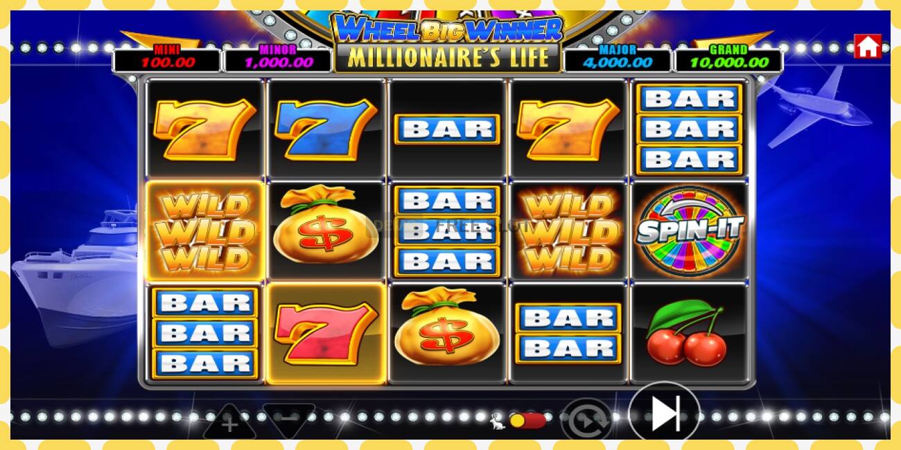 Demo rifa Wheel Big Winner Millionaires Life ókeypis og án skráningar, mynd - 1