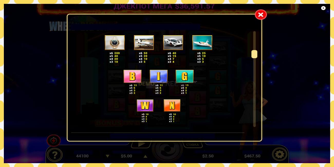 Demo slot Wheel of Big Wins free and without registration, picture - 1