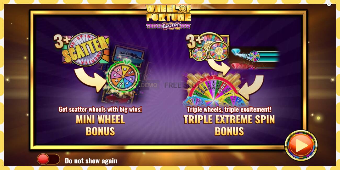 Demo-spor Wheel of Fortune Triple Extreme Spin BetMGM gratis og uten registrering, bilde - 1