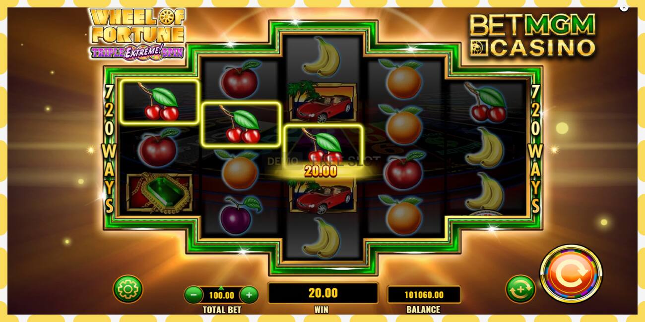 Demo-spor Wheel of Fortune Triple Extreme Spin BetMGM gratis og uten registrering, bilde - 1