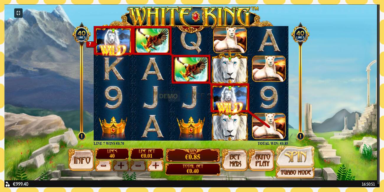 Demo slot White King free and without registration, picture - 1