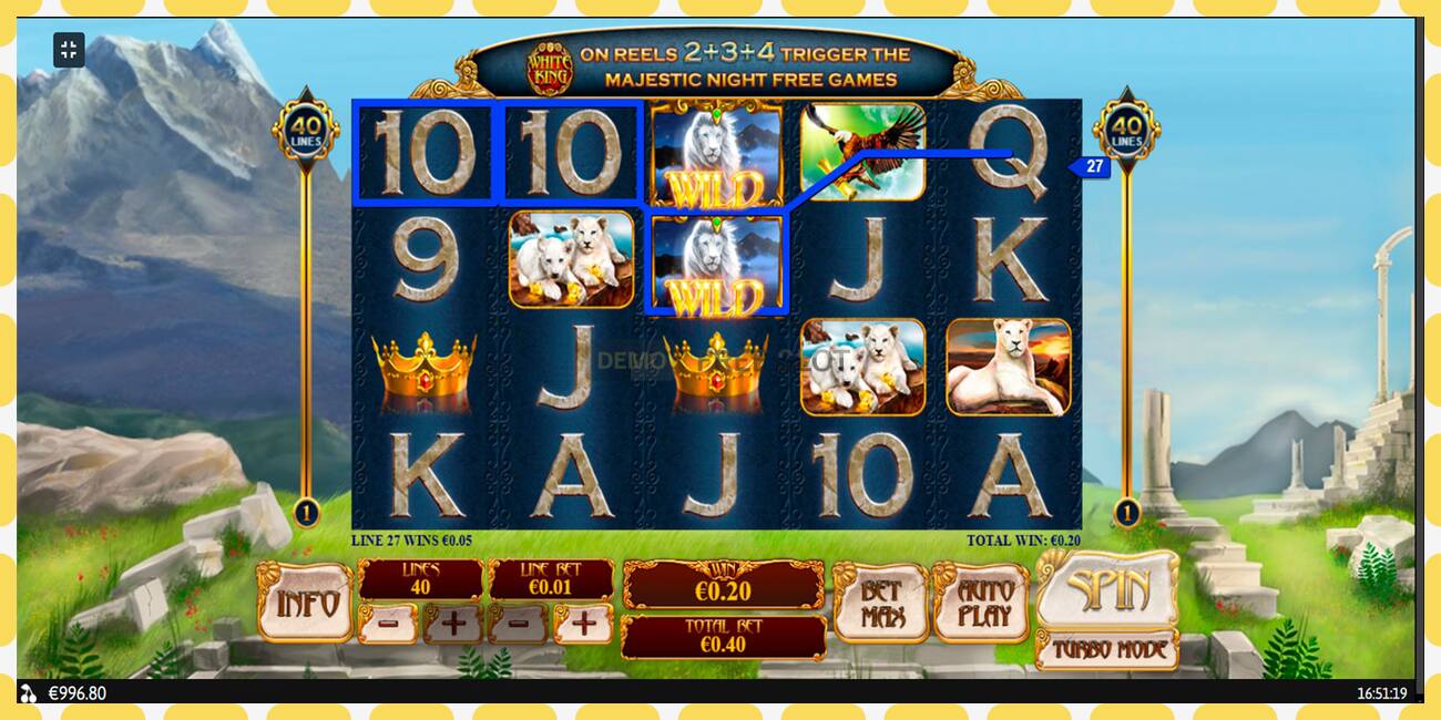 Demo slot White King free and without registration, picture - 1