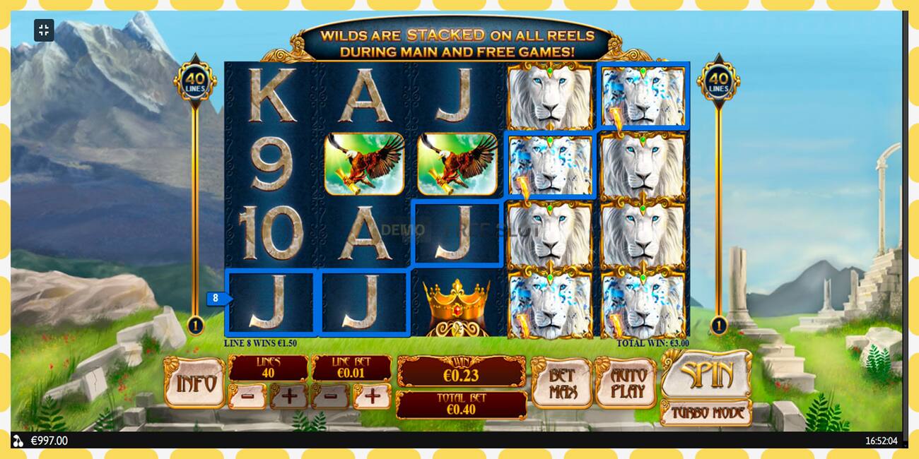 Demo slot White King free and without registration, picture - 1