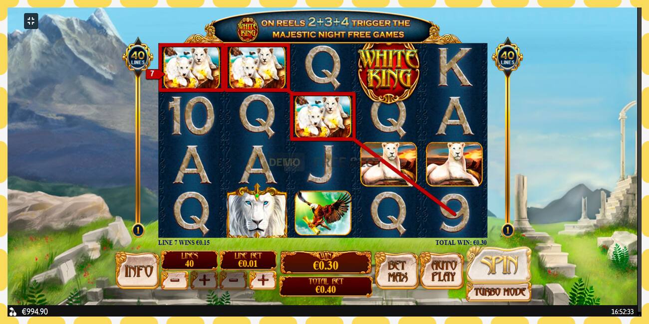 Demo slot White King free and without registration, picture - 1