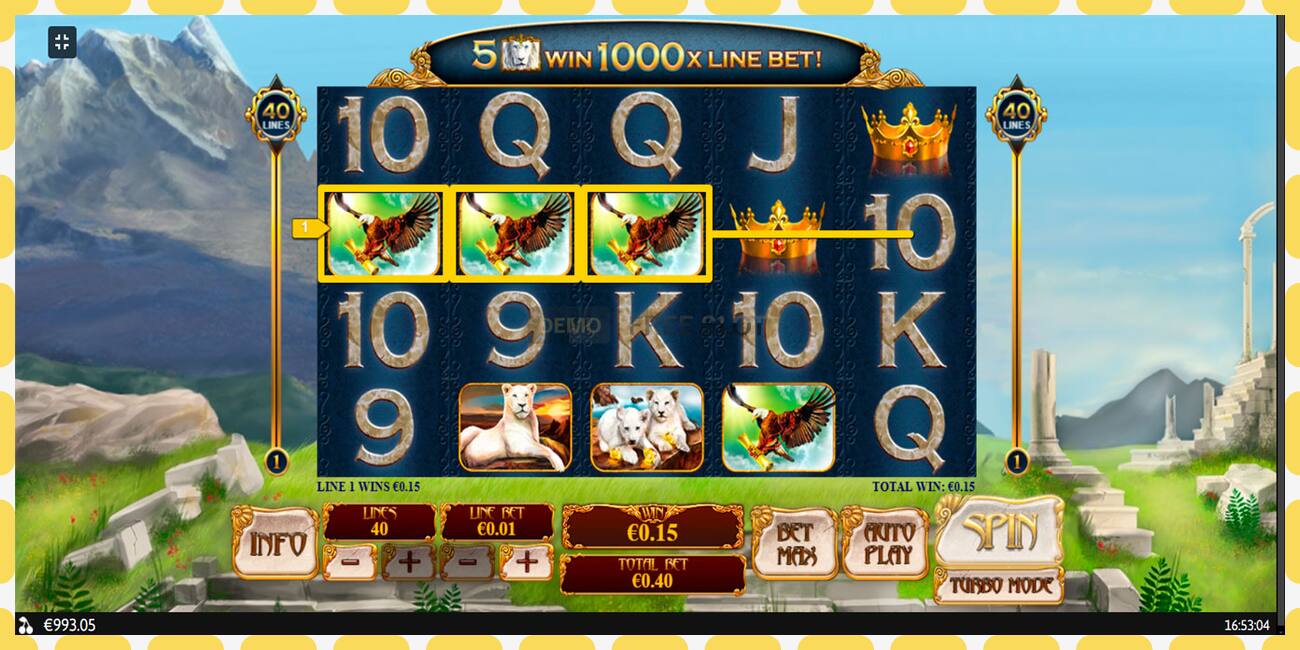 Demo slot White King free and without registration, picture - 1