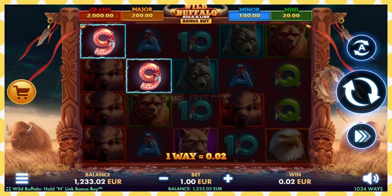 Slot dimostrativo Wild Buffalo Hold N Link Bonus Buy gratuito e senza registrazione, immagine - 1