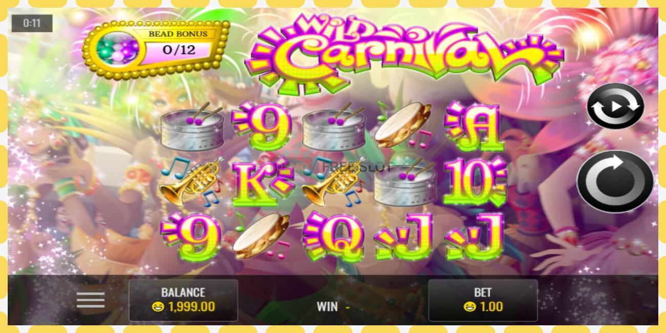 Demo slot Wild Carnival free and without registration, picture - 1