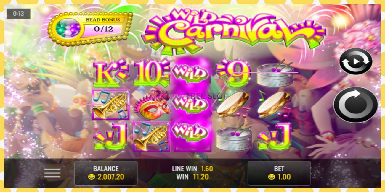 Demo slot Wild Carnival free and without registration, picture - 1