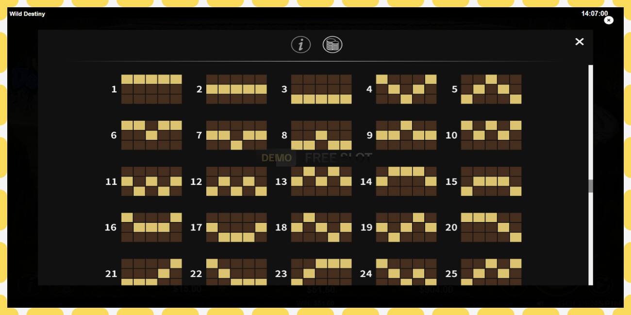 Demo slot Wild Destiny free and without registration, picture - 1