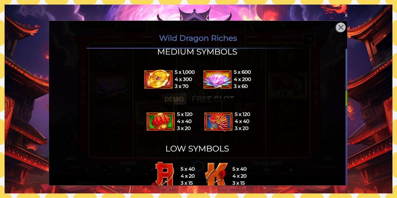 Demo slot Wild Dragon Riches free and without registration, picture - 1