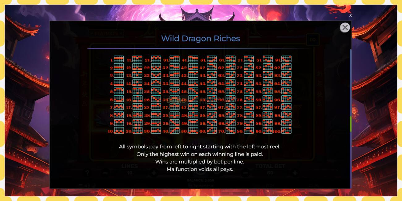 Demo slot Wild Dragon Riches free and without registration, picture - 1