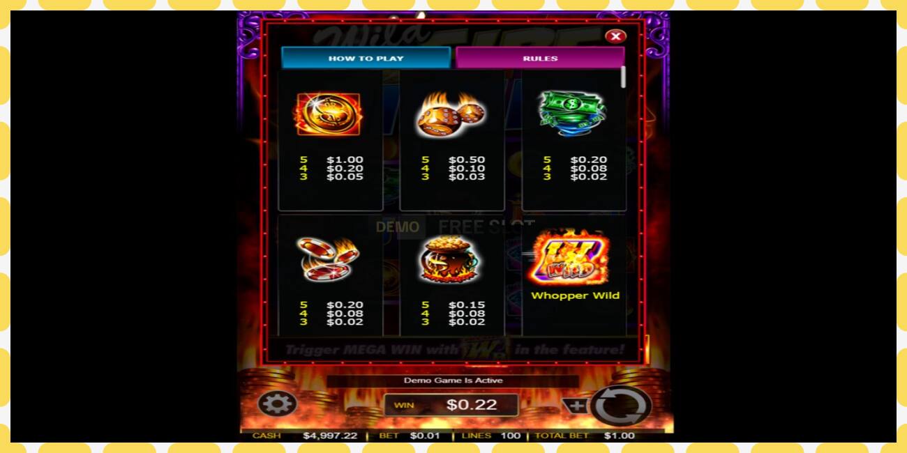 Demo slot Wild Fire Riches free and without registration, picture - 1