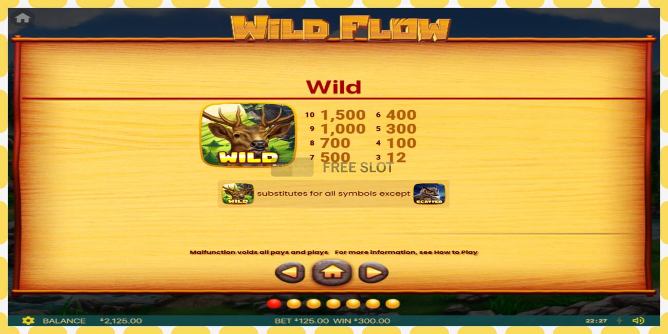 Demo lizdas Wild Flow nemokamai ir be registracijos, paveikslėlį - 1