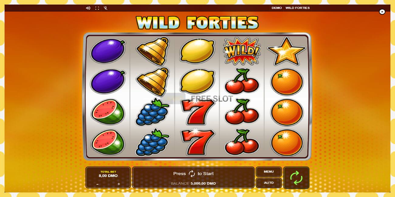 Demo slot Wild Forties free and without registration, picture - 1