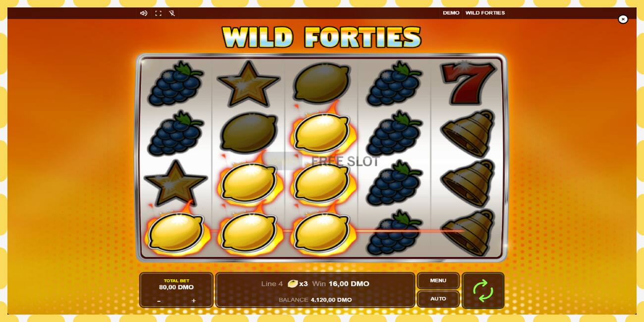 Demo slot Wild Forties free and without registration, picture - 1