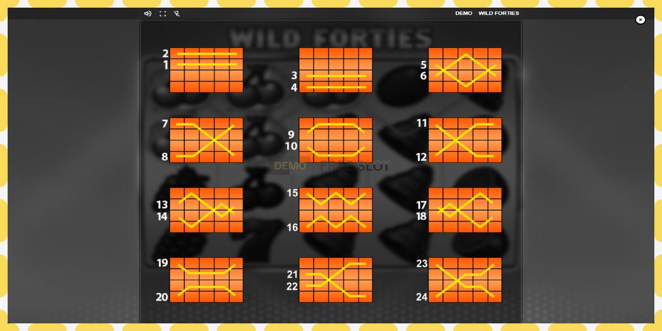 Demo slot Wild Forties free and without registration, picture - 1