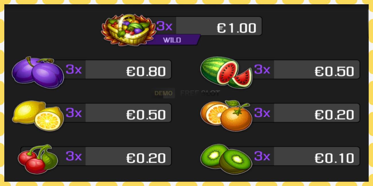 Demo slot Wild Fruits 27 free and without registration, picture - 1