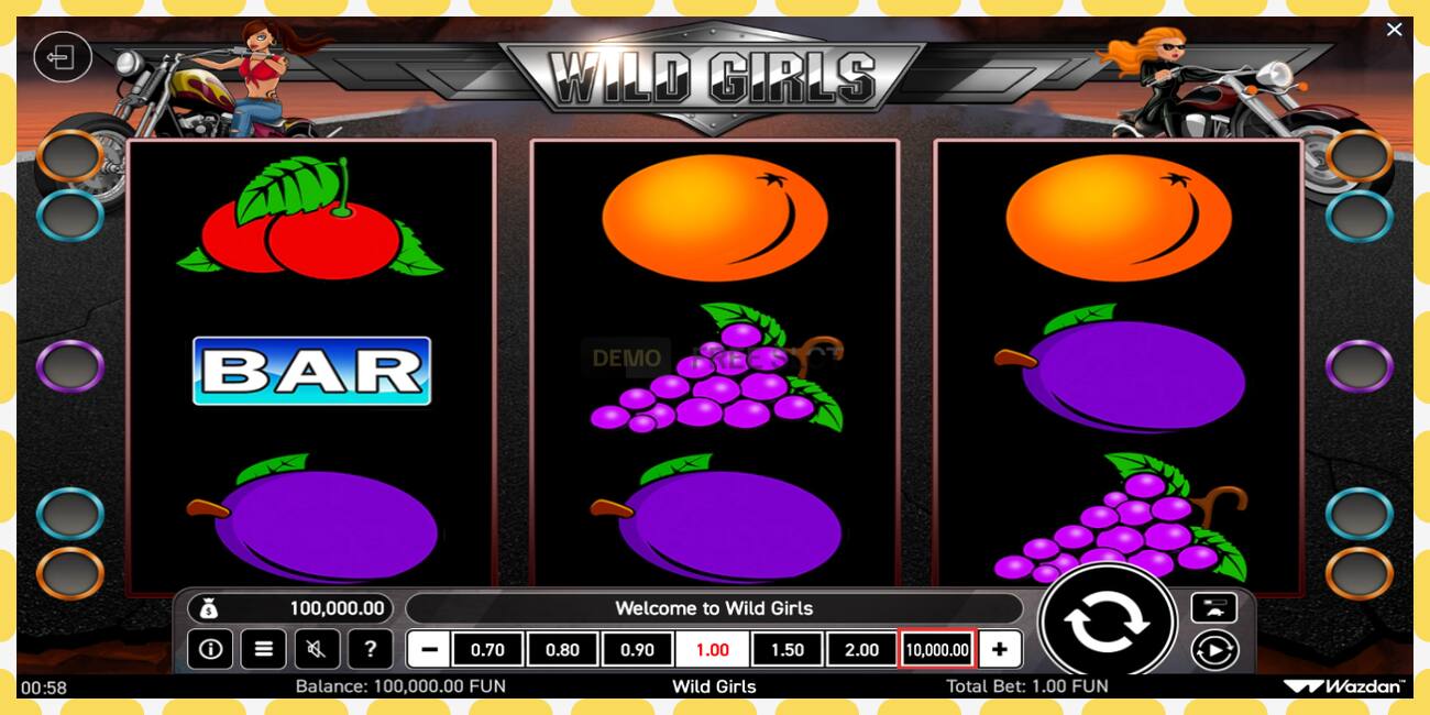 Demo slot Wild Girls free and without registration, picture - 1