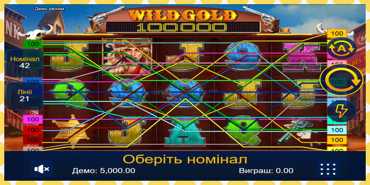 Դեմո բնիկ Wild Gold 100000 անվճար և առանց գրանցման, նկար - 1