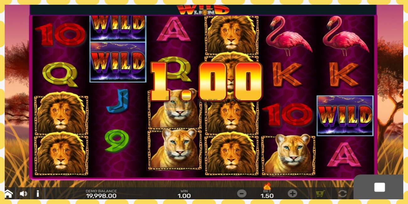 Demo slot Wild Lion with Reel Bingo free and without registration, picture - 1