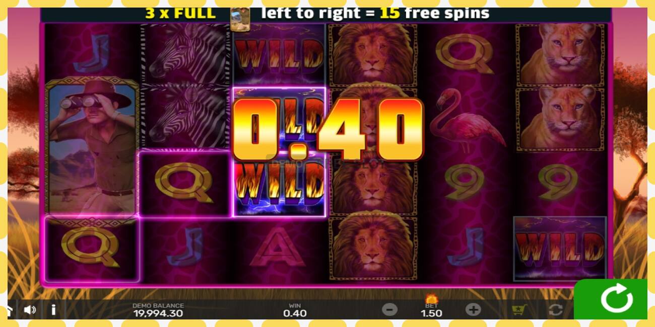 Demo slot Wild Lion with Reel Bingo free and without registration, picture - 1