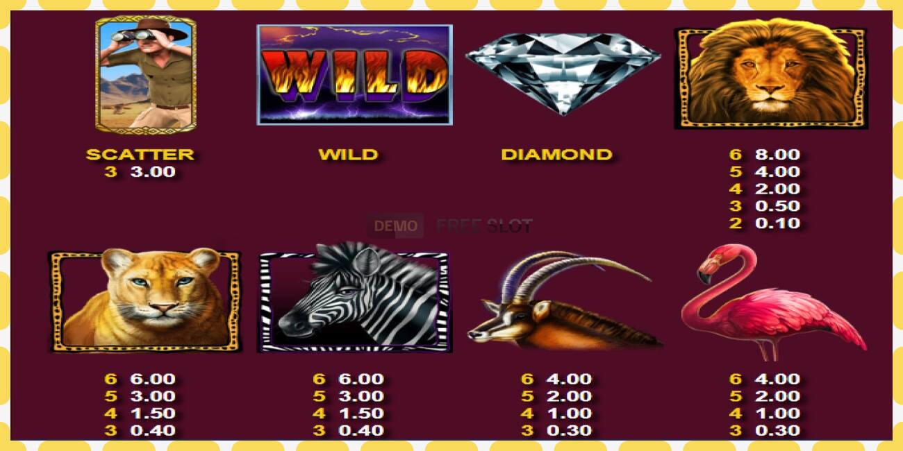 Demo slot Wild Lion with Reel Bingo free and without registration, picture - 1