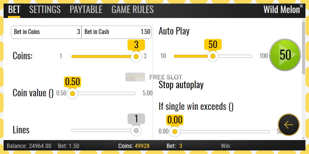 Slot demo Wild Melon gratuit și fără înregistrare, imagine - 1