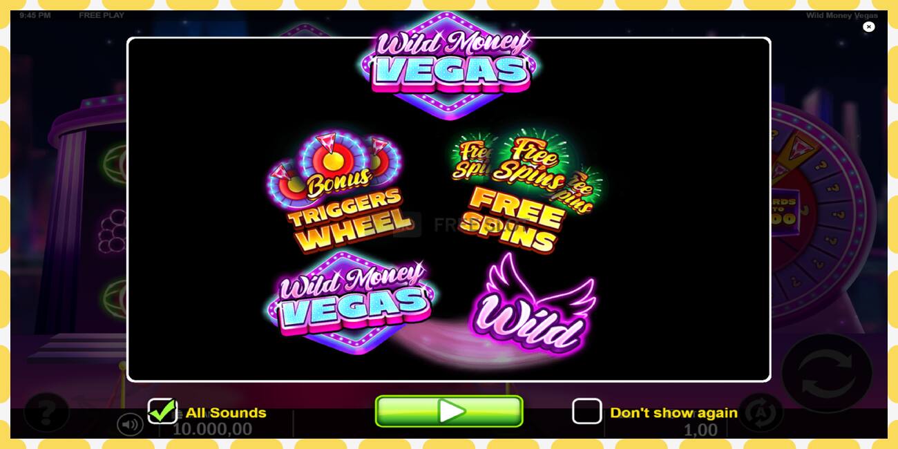 Demo slot Wild Money Vegas free and without registration, picture - 1