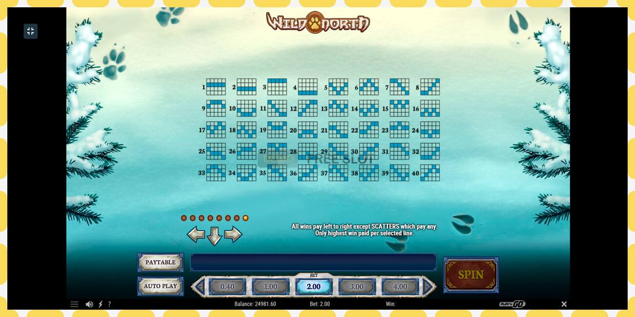 Demo slot Wild North free and without registration, picture - 1