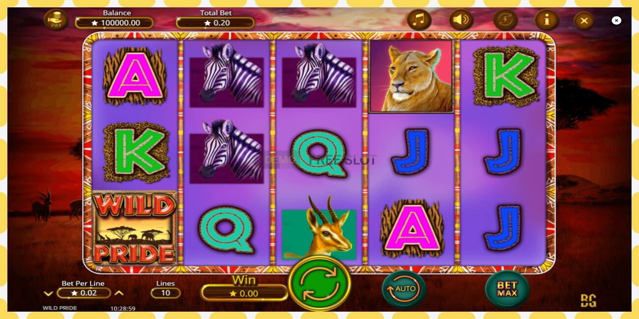 Demo slot Wild Pride free and without registration, picture - 1