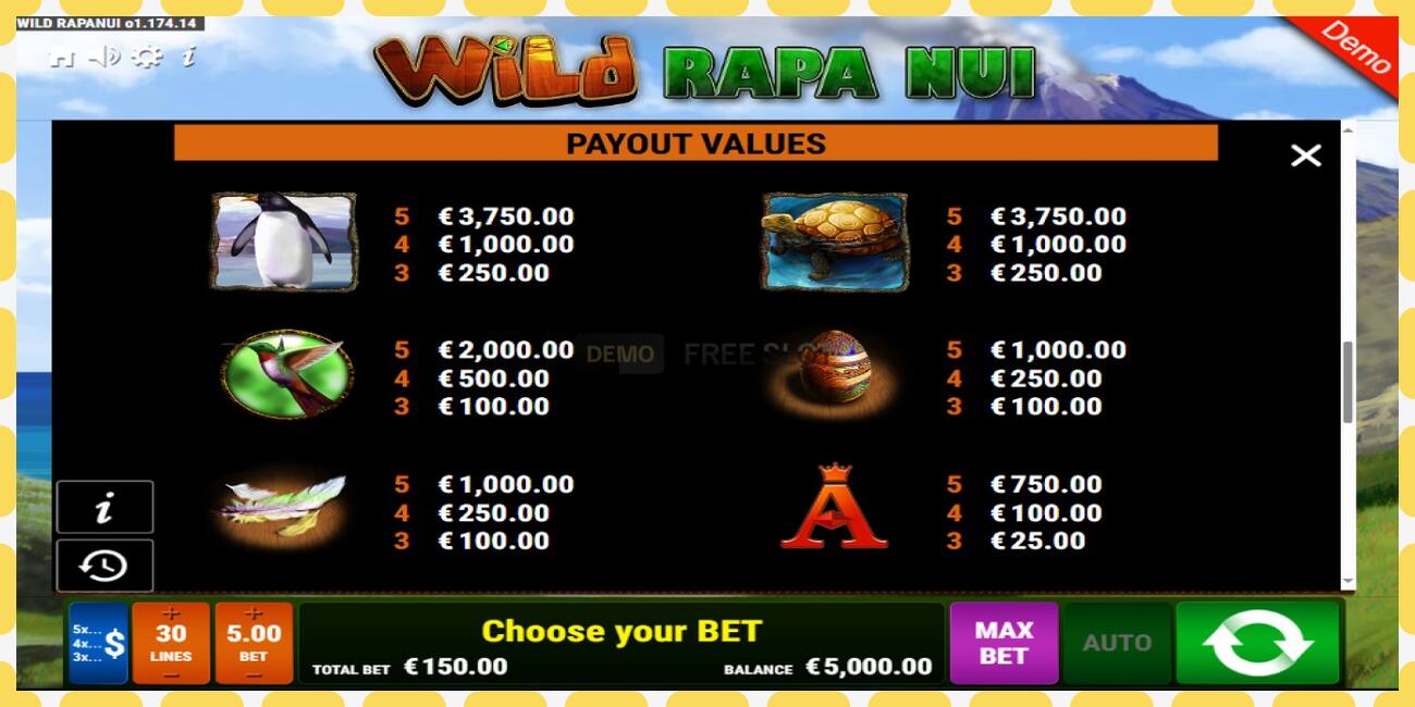 Demo slot Wild Rapa Nui free and without registration, picture - 1