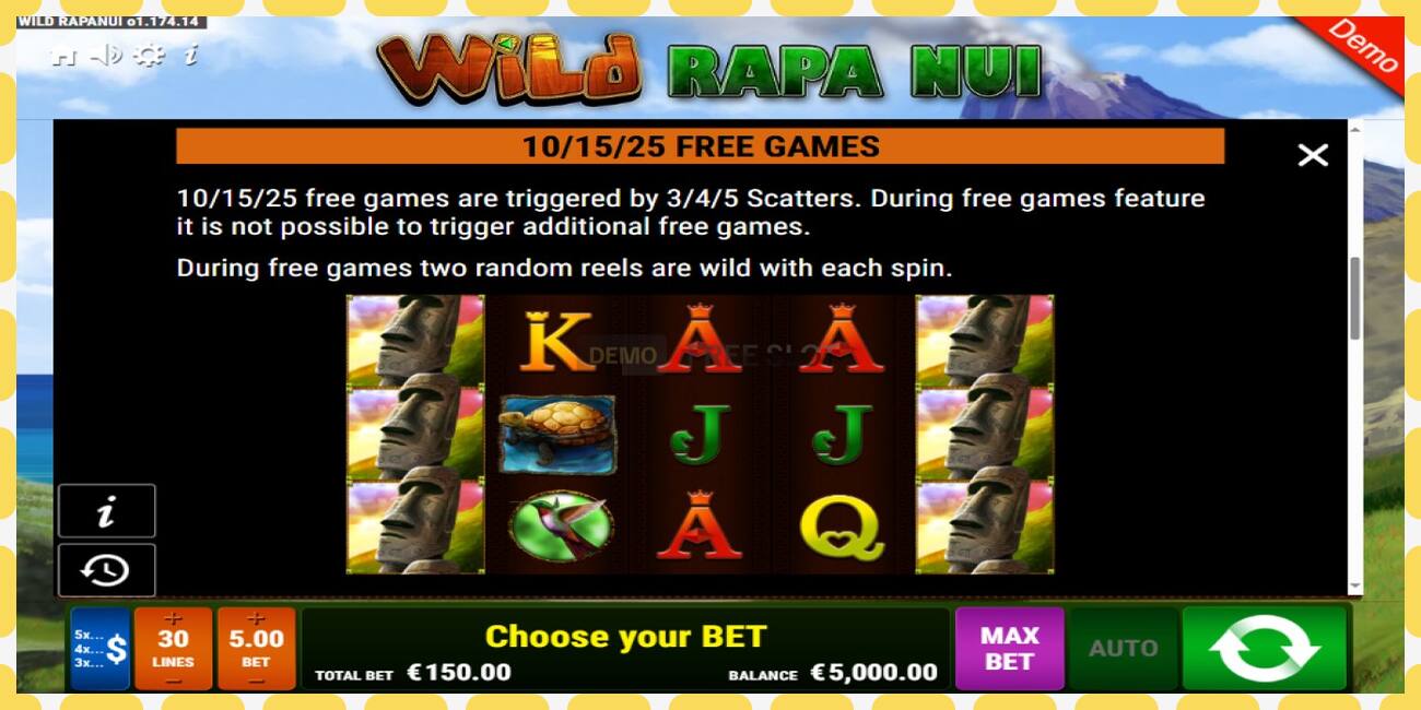 Demo slot Wild Rapa Nui free and without registration, picture - 1