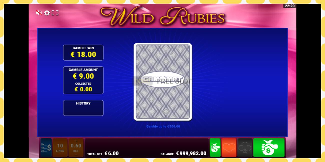 Demo slot Wild Rubies free and without registration, picture - 1