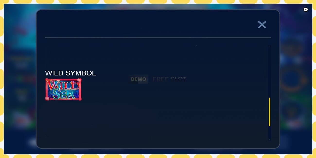 Demo slot Wild Sea free and without registration, picture - 1