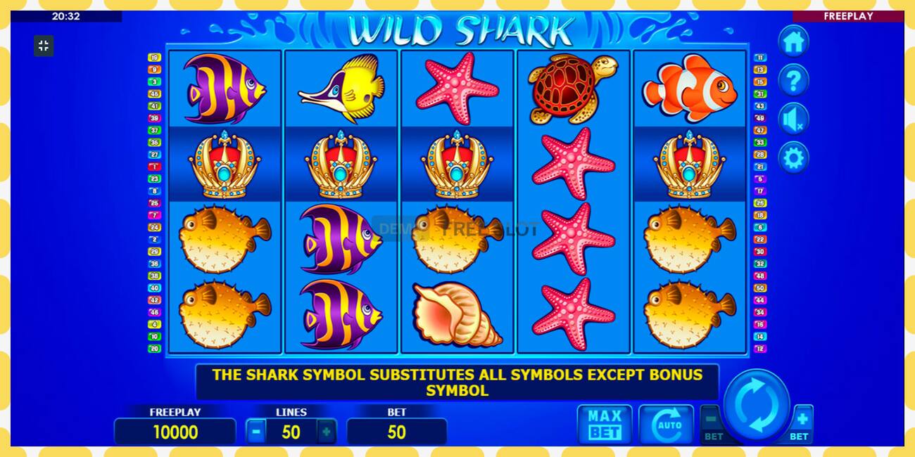 Demo slot Wild Shark free and without registration, picture - 1