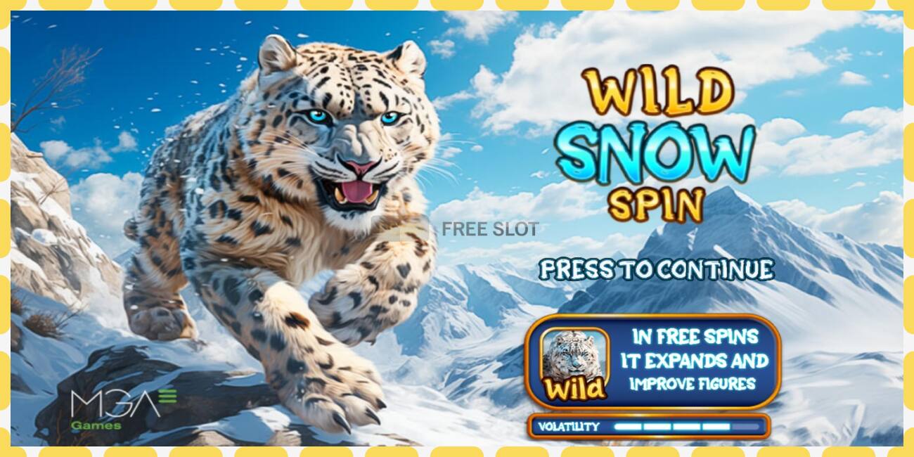 Demo slot Wild Snow Spin free and without registration, picture - 1