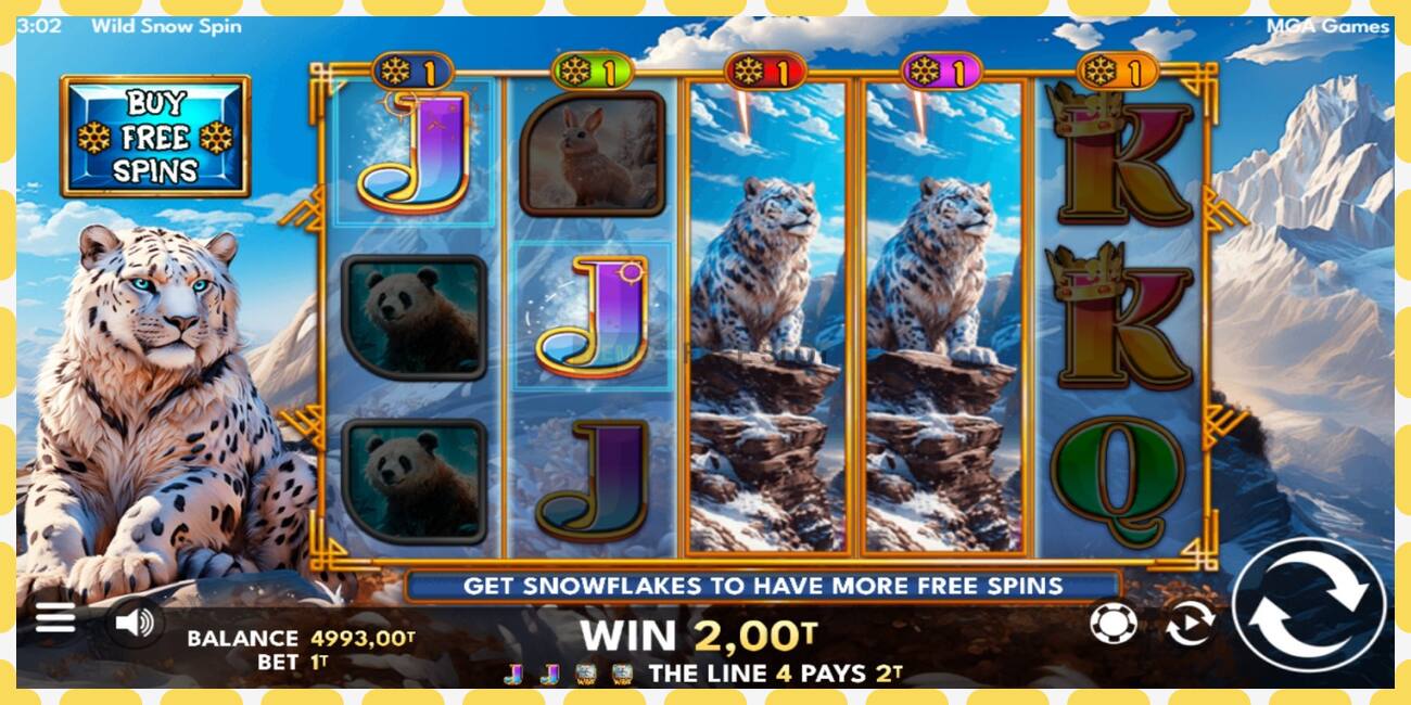 Demo slot Wild Snow Spin free and without registration, picture - 1