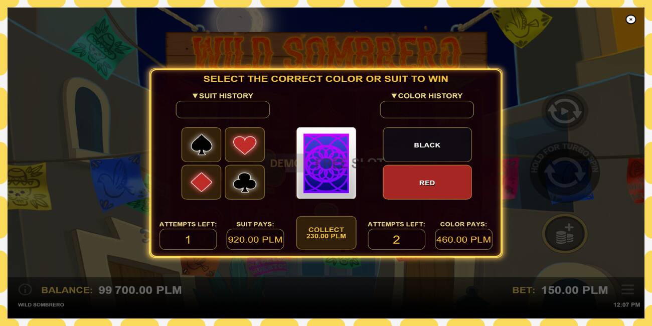 Demo slot Wild Sombrero free and without registration, picture - 1