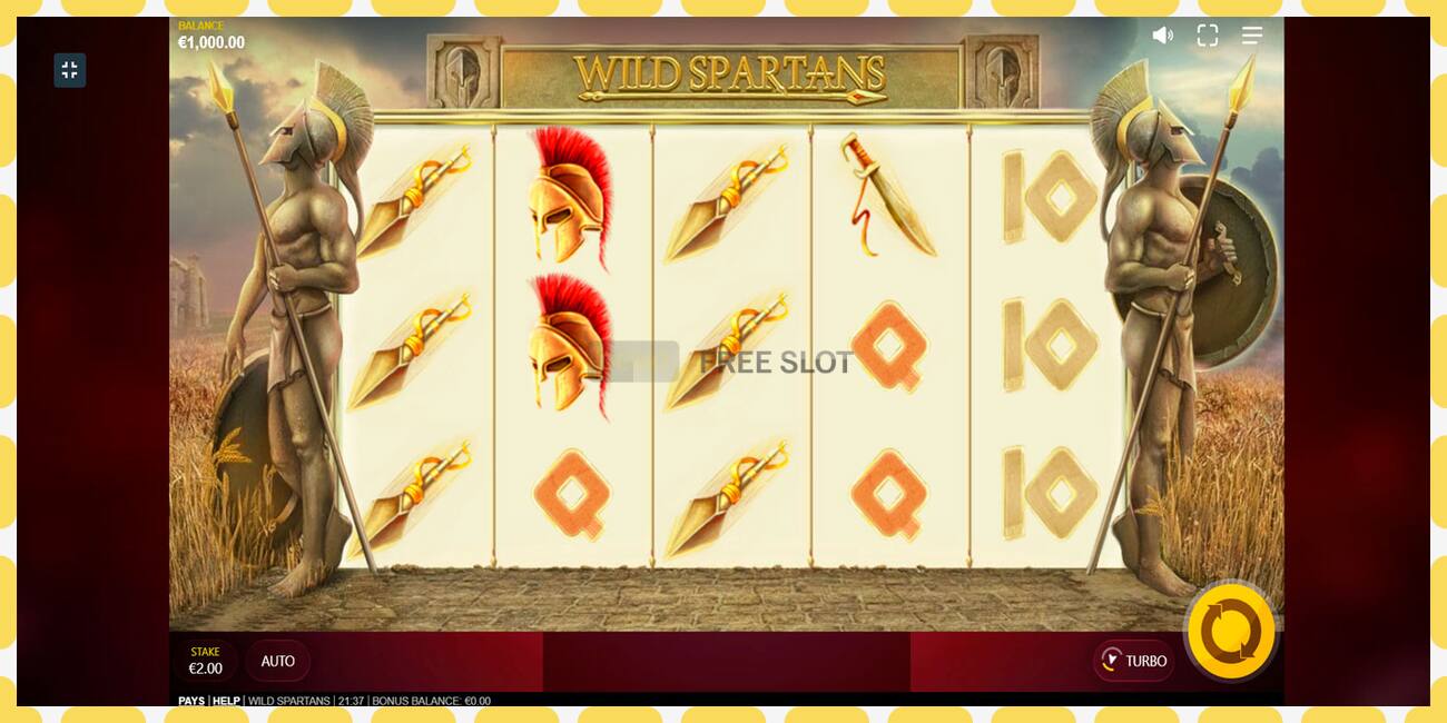 חריץ הדגמה Wild Spartans חינם וללא הרשמה, תְמוּנָה - 1