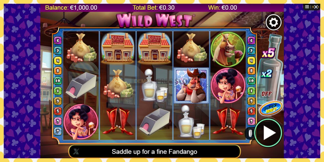 Demo slot Wild West free and without registration, picture - 1