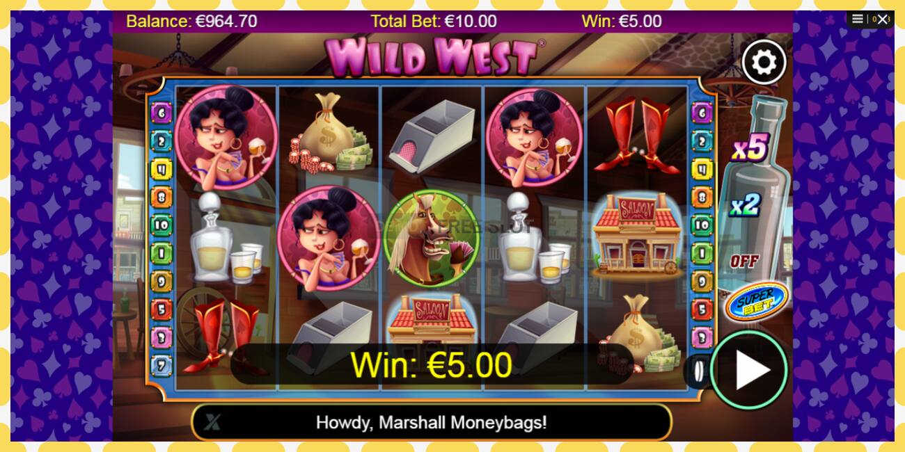 Demo slot Wild West free and without registration, picture - 1